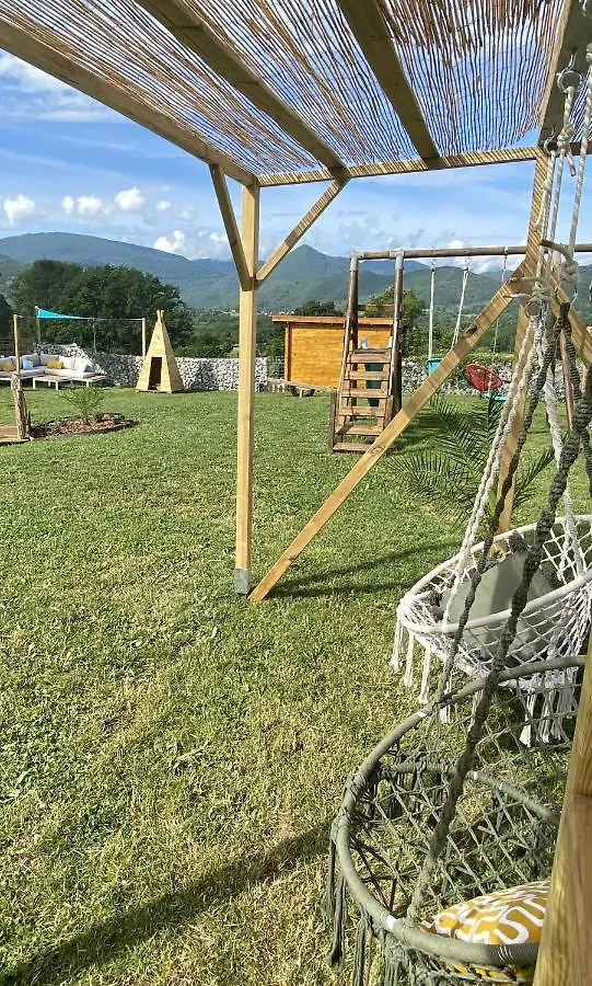 Villa Jacuzzi, Terrain De Petanque Et Aire De Jeux Vue Sur Les Pyrenees Seilhan