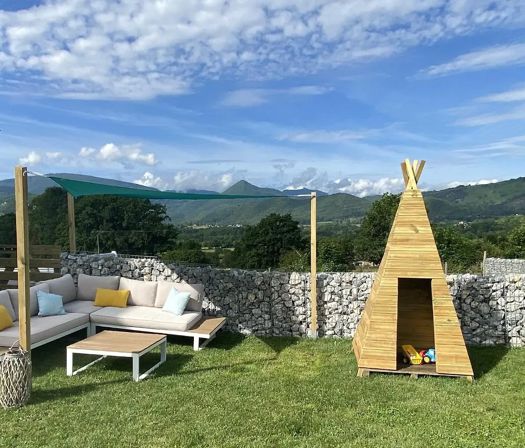 Villa Jacuzzi, Terrain De Petanque Et Aire De Jeux Vue Sur Les Pyrenees Seilhan France